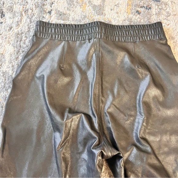 SPANX Faux leather Joggers Black - Picture 6 of 8